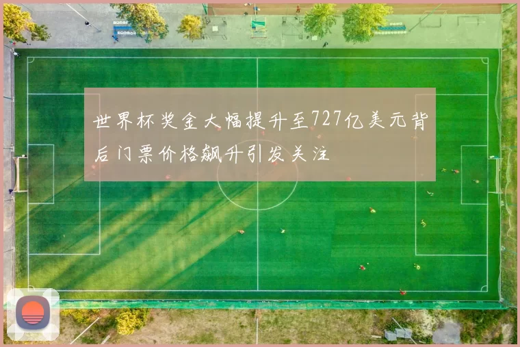 世界杯奖金大幅提升至727亿美元背后门票价格飙升引发关注